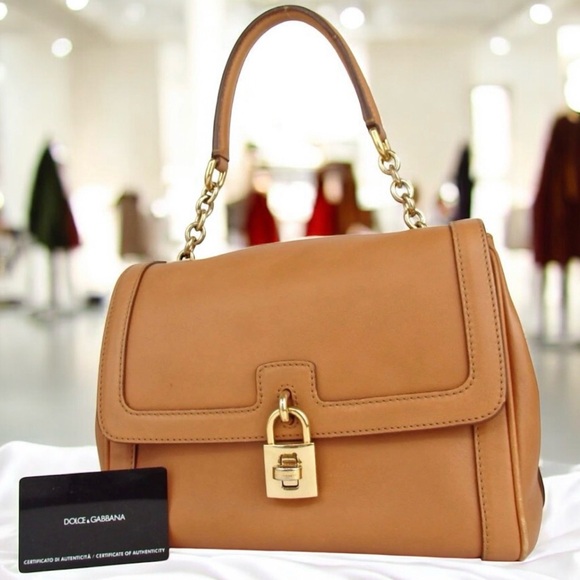 Dolce & Gabbana Padlock Leather Shoulder Bag π - Picture 3 of 16